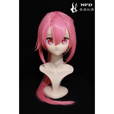 (NFD037)Customize Handmade Crossdress Full Head Female/Girl Resin Japanese Cartoon Character Animego Cosplay Kigurumi Mask